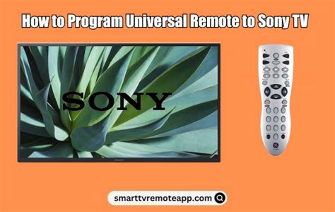 how to program a universal remote to a sony tv